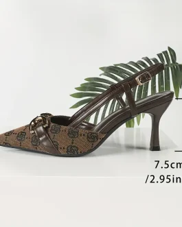 Elegant Pointy toe kitten heels