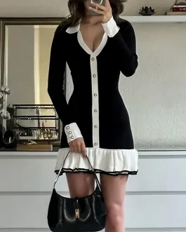 Elegant Jersey Knit Bodycon